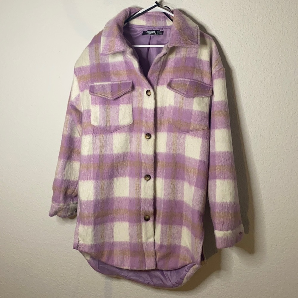 Lilac missguided jacket